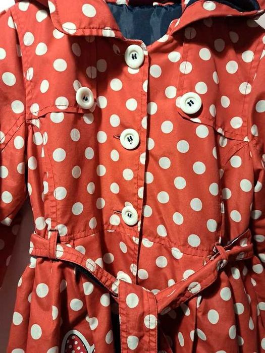 Jesienny płaszczyk Myszka Minnie, M&S, roz.116