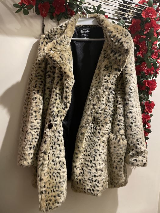 Płaszczyk futerko lampart