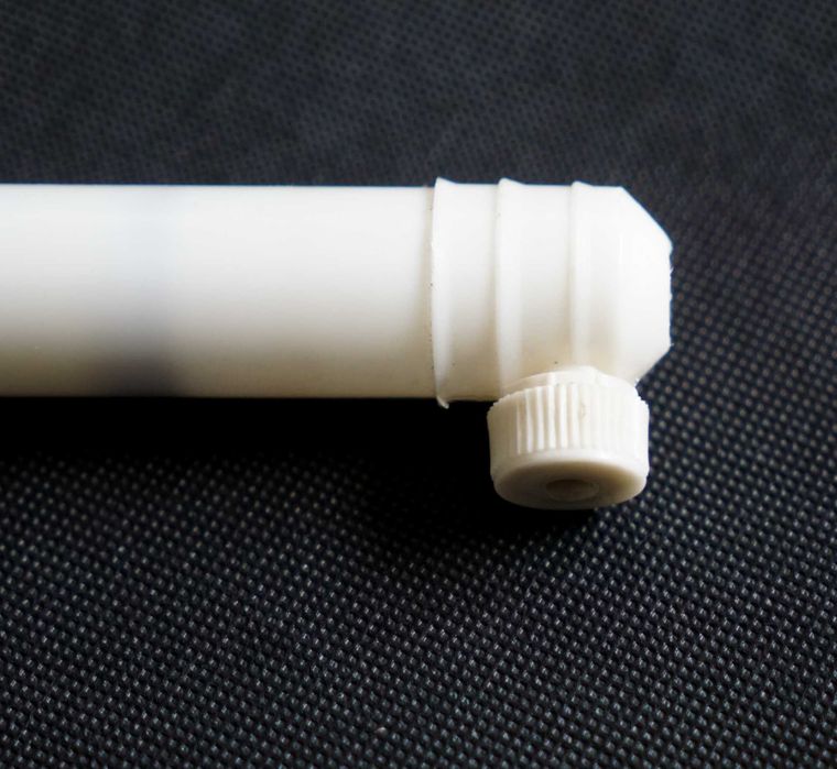 FABRYCZNIE NOWA pompka rowerowa PRL ROMET Wigry2/Jubilat/Pasat - BIAŁA