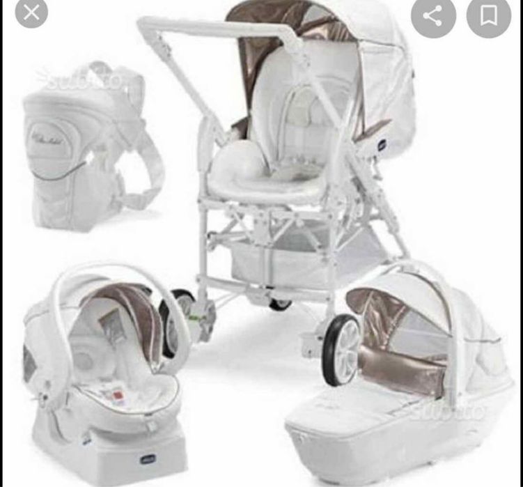 Conjunto Trio Chicco White Label Limited Edition