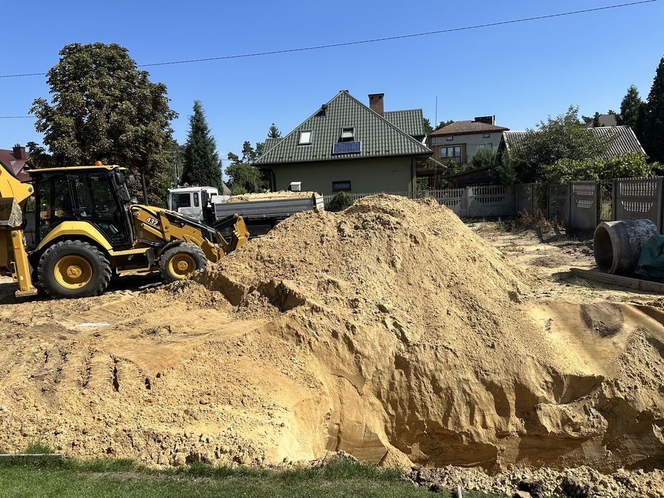 Usługi koparkoładowarką, minikoparką i wywrotką. Tylko z operatorem.