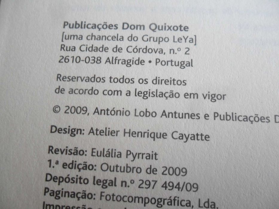 "Que Cavalos São Aqueles Que Fazem Sombra No Mar?" de A. Lobo Antunes