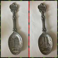 Две ложки декоративные из пищевого олова в одном лоте Сувенир Днепр