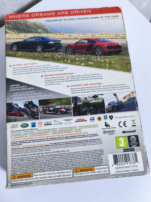 Гра Forza Motorsport 3 Limited Collector’s Edition Xbox 360 оригінал