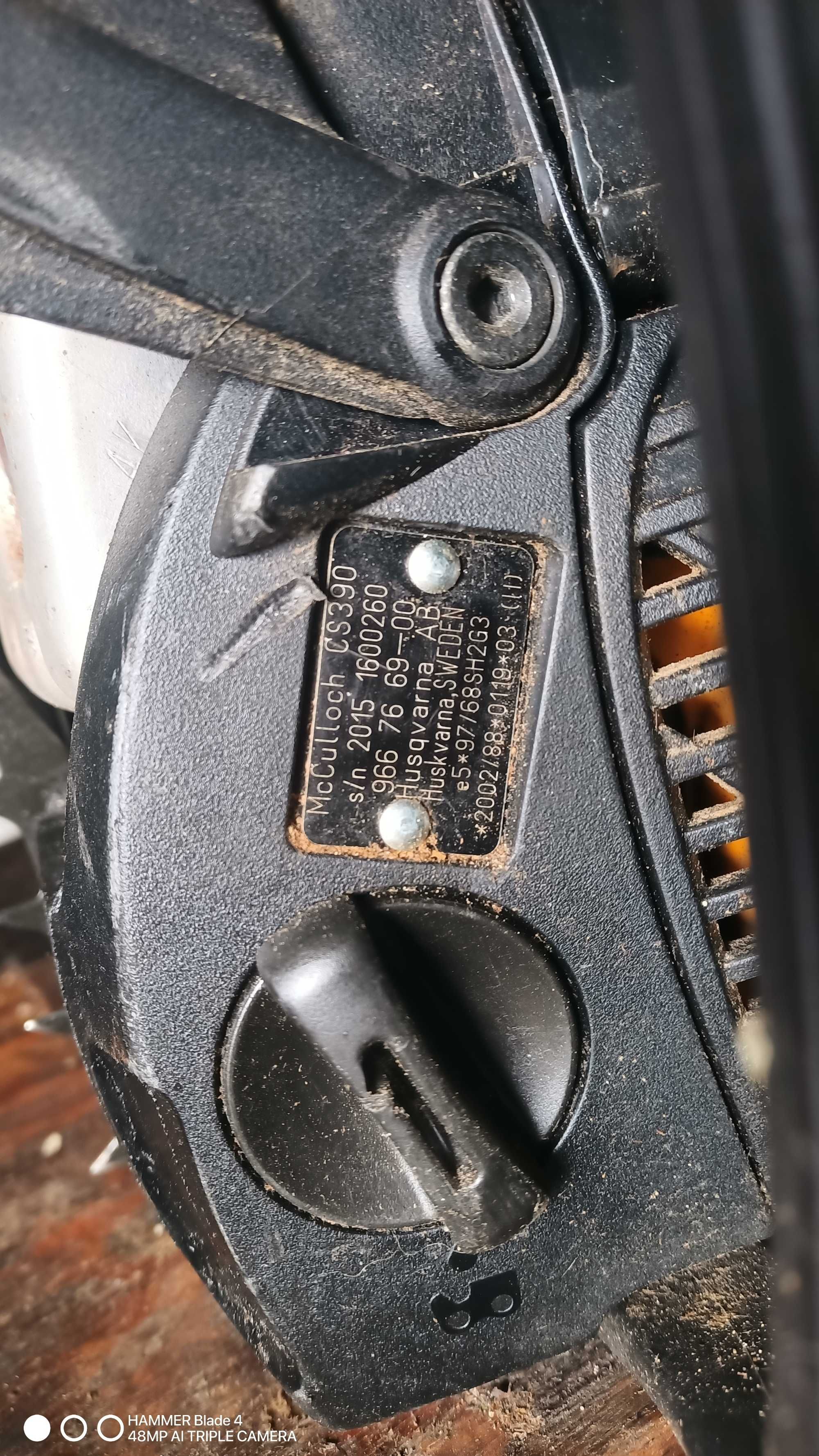 Piła spalinowa McCulloch, cs 390, husqvarna, ekologiczna