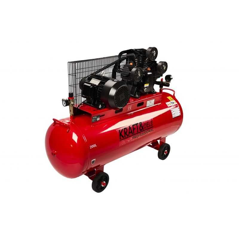 Kompresor sprężarka 200L 3tłoki400V 5,6KM 660l/min KD1474 +SEPARATOR