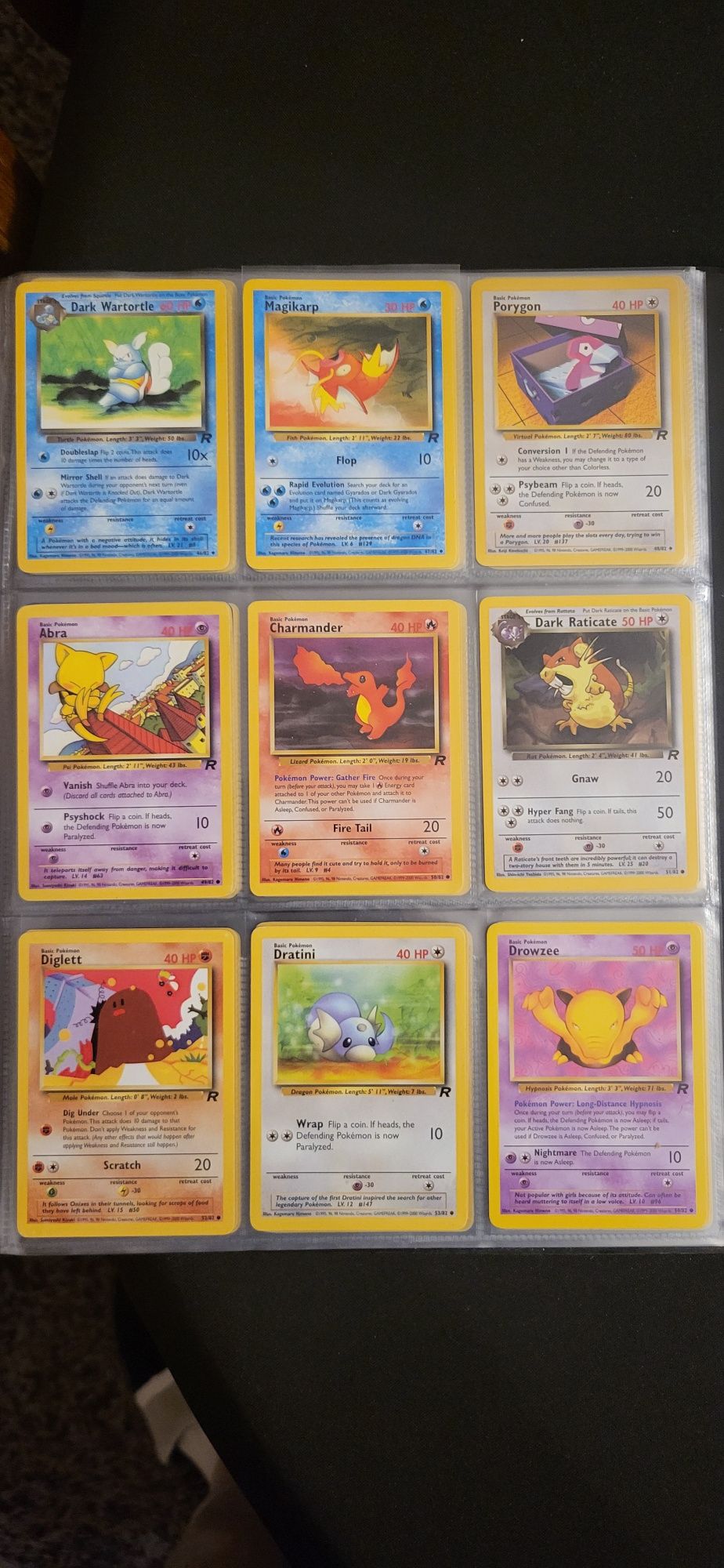 Pokémon master full set Team Rocket English