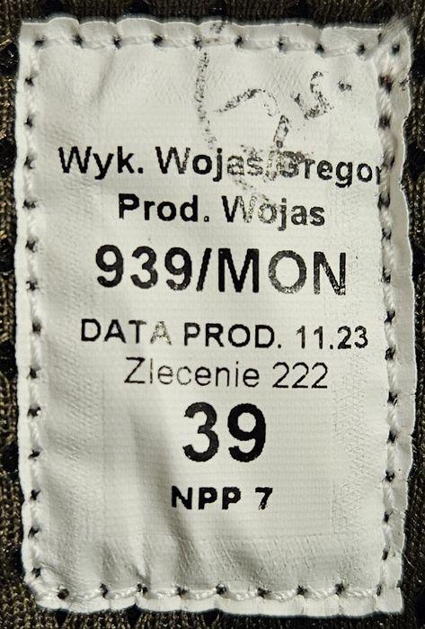 Buty wojskowe 39r 939/Mon Wojas