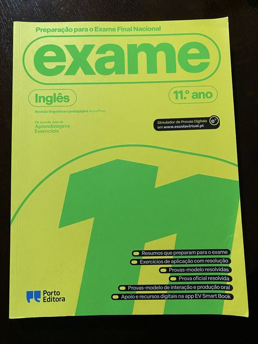 Livro Inglês exame 11. Ano