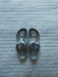 Klapki japonki Birkenstock rozm. 33 srebrne szare