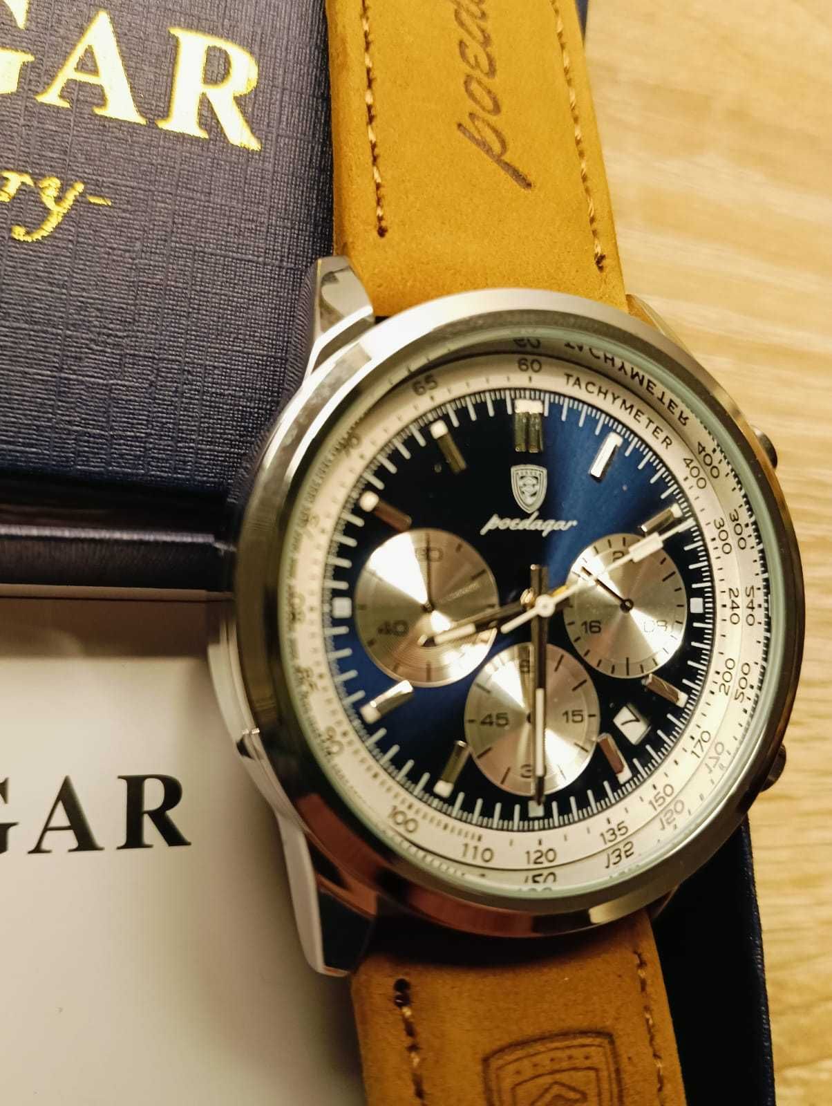 Relógio Poedagar Chronograph ref: P921 Novo
