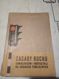 Książka-Zasady ruchu drogowego 1955r