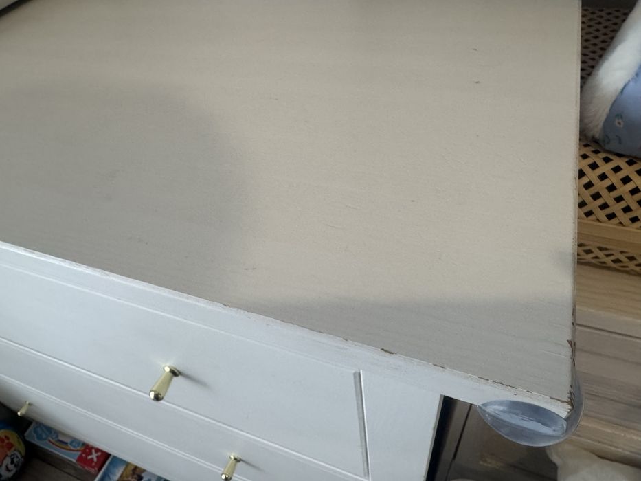 Komoda HEMNES IKEA 3 szuflady biala bejca 108x96