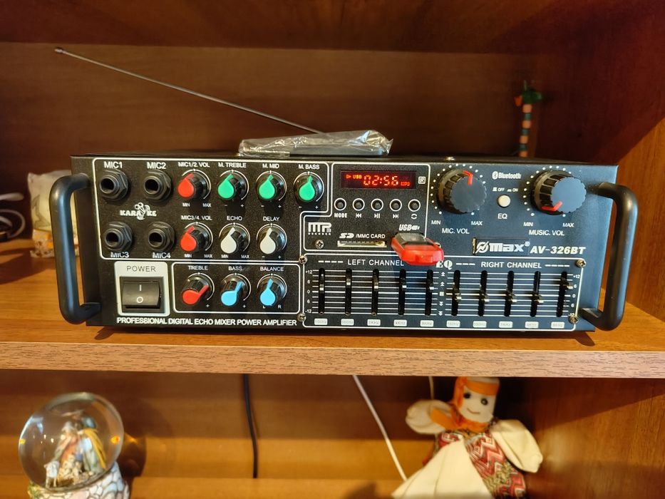 MAX AV-326BT.Підсилювач, муз.програвач (ід.ст)