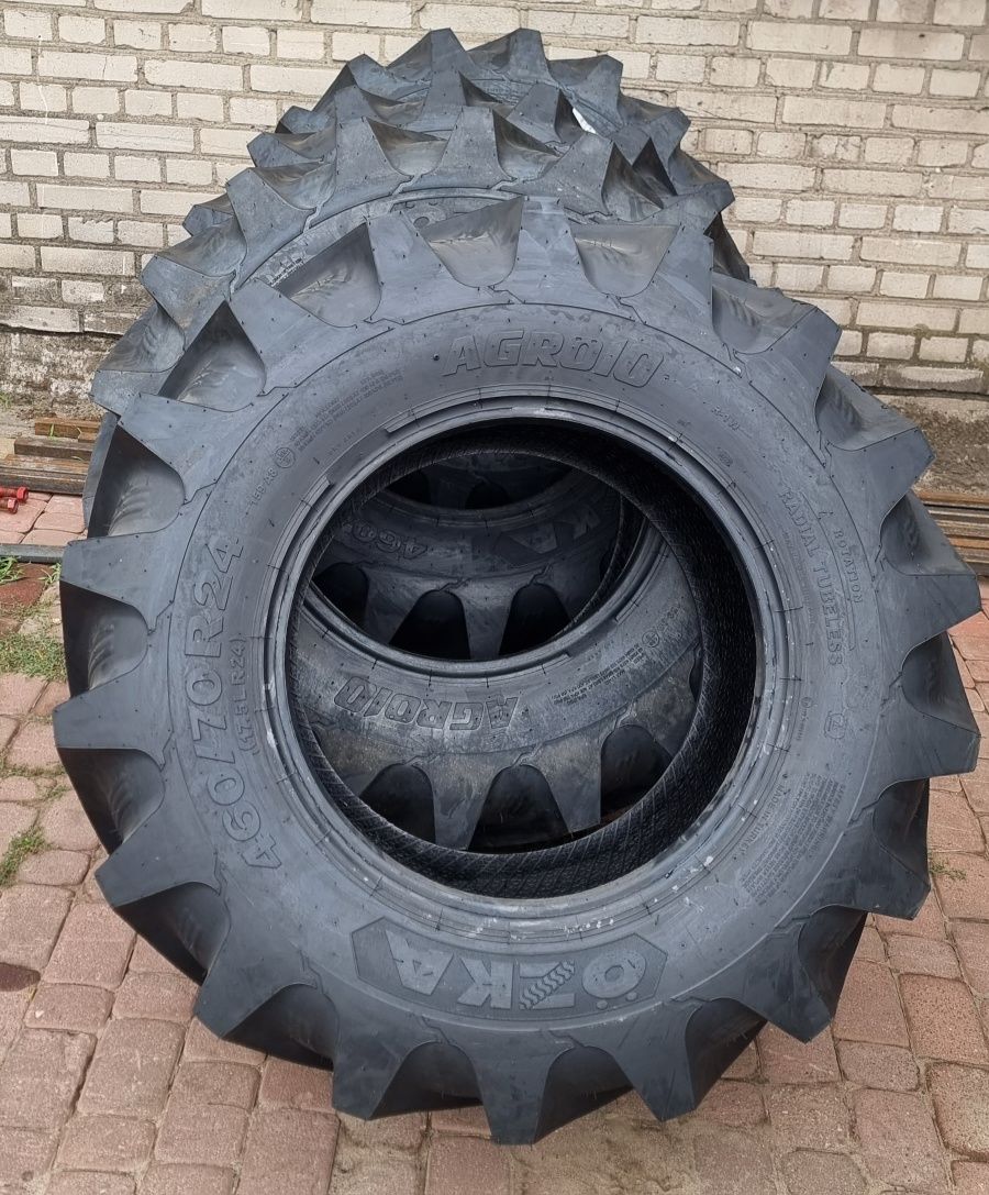 Ozka 460/70R24 17,5LR24 Agro 10 fabrycznie NOWA opona radialna