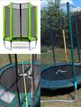 Trampolina j.nowa z siatką zabezpieczającą