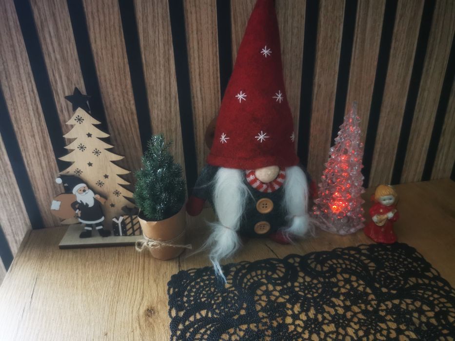 Zestaw ozdób świątecznych skrzat