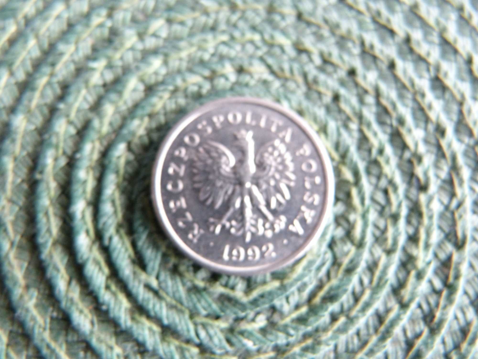 1 zł moneta 1992 ładna moneta