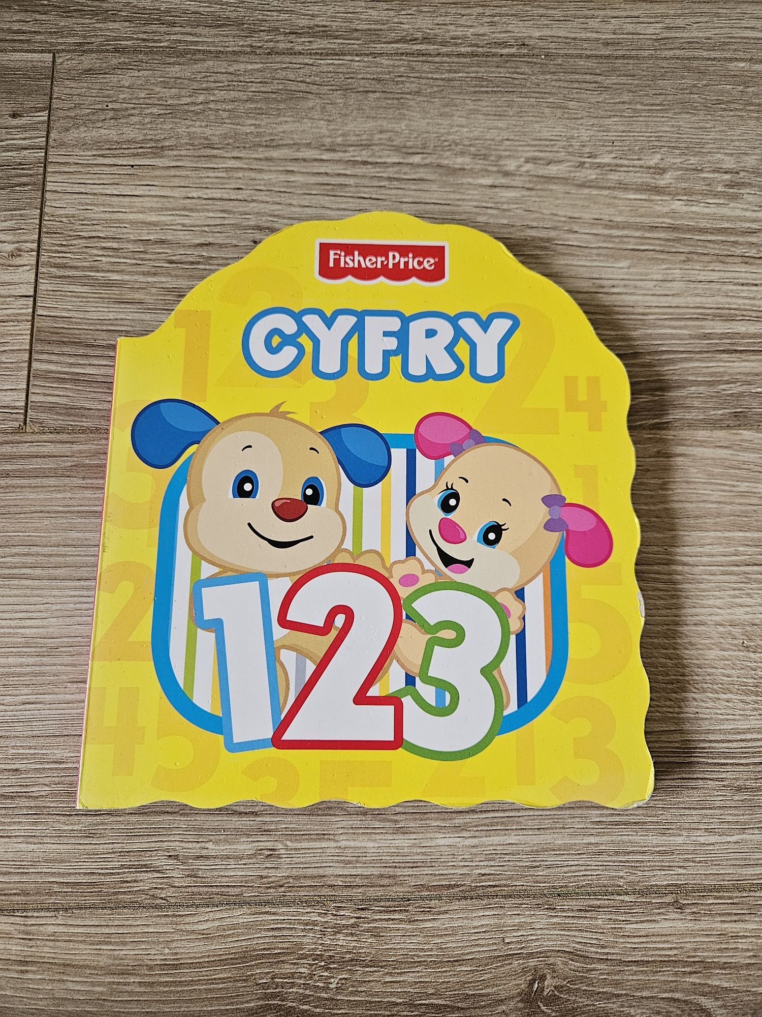 Książeczka Fisher Price pierwsze cyfry cyferki od 1 do 5 Olesiejuk