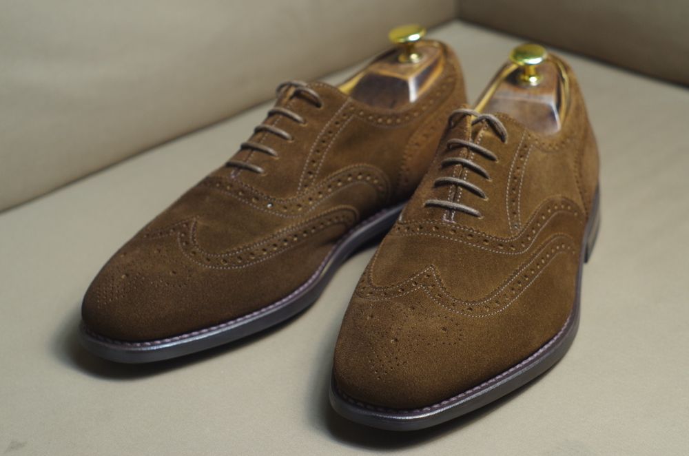 Loake Туфли Броги Ручная работа 42р ( 27см )