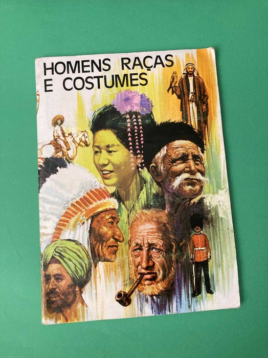 Caderneta Antiga Homens raças e Costumes Completa
