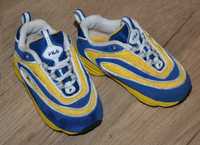 Fila _ sportowe buty niebiesko żółte dziecięce _ 23,5 _ 13cm