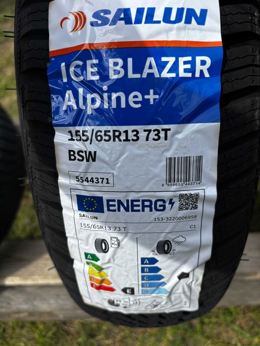 Okazja opony zimowe 155/65R13 73T SAILUN ICE BLAZER ALPINE + NOWE 2025