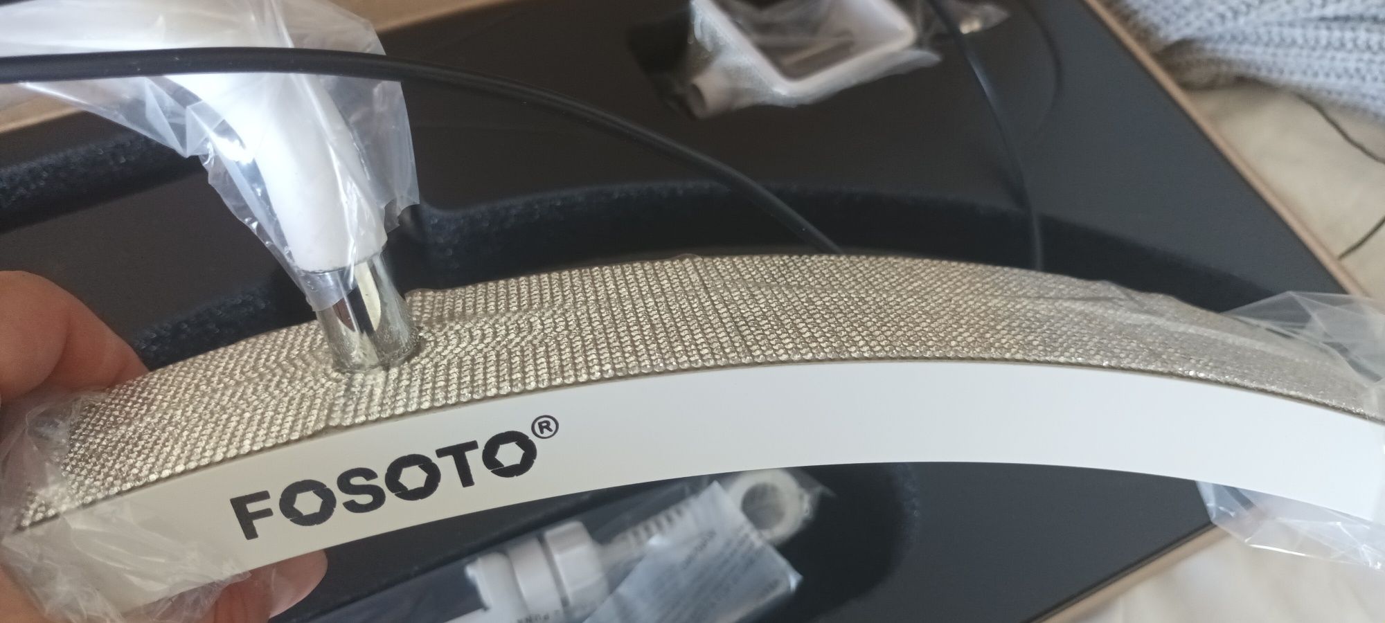 Lampa Led 40W idealna dla kosmetyczek, salonów tatuażu biała w cyrkoni