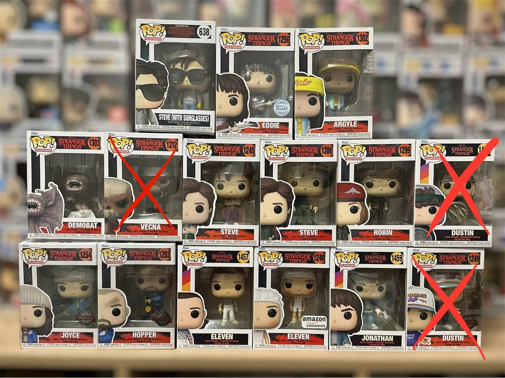 Funko Pop Stranger things Фанко Очень странные дела