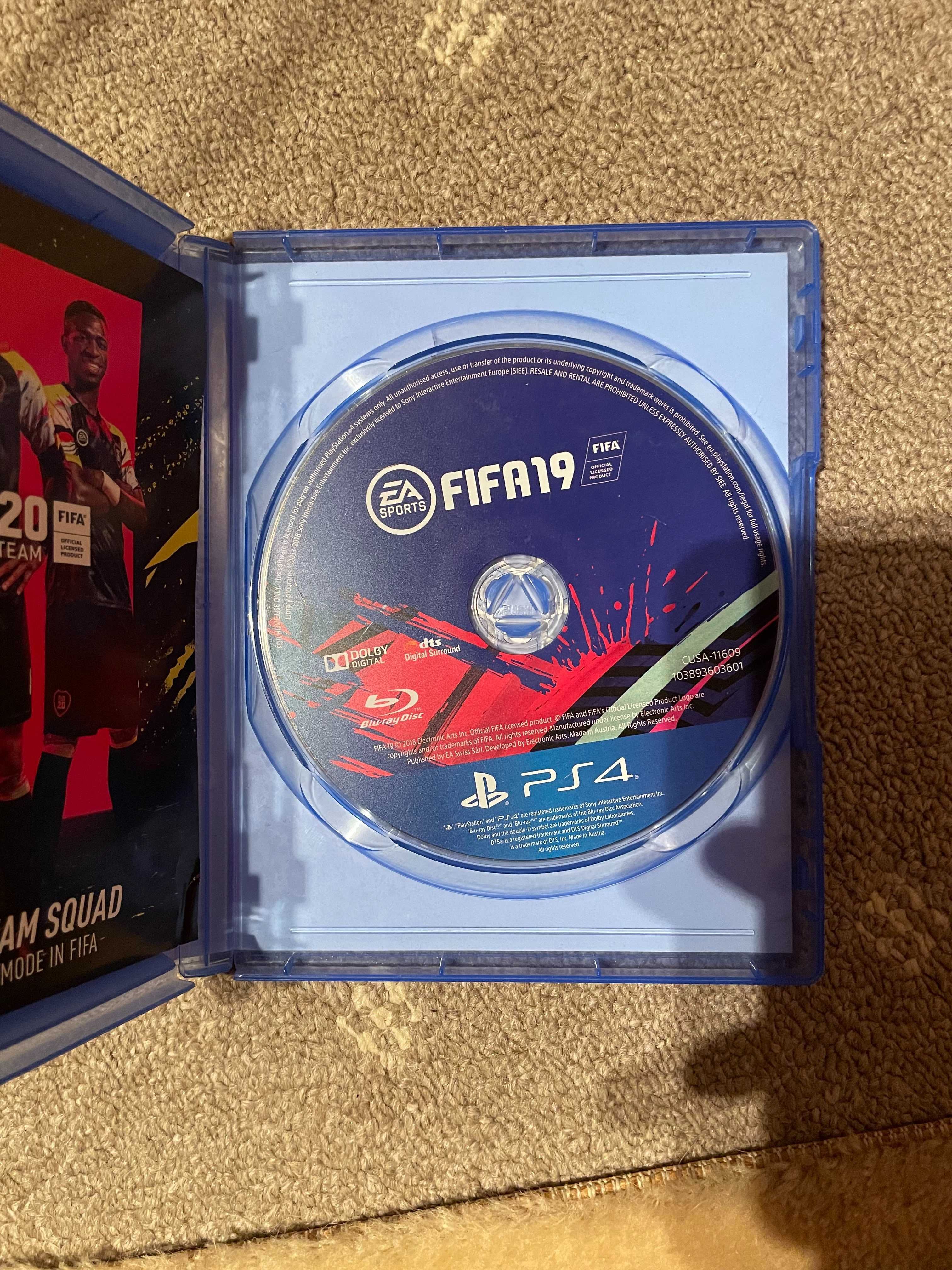Фифа 19 диск PS4