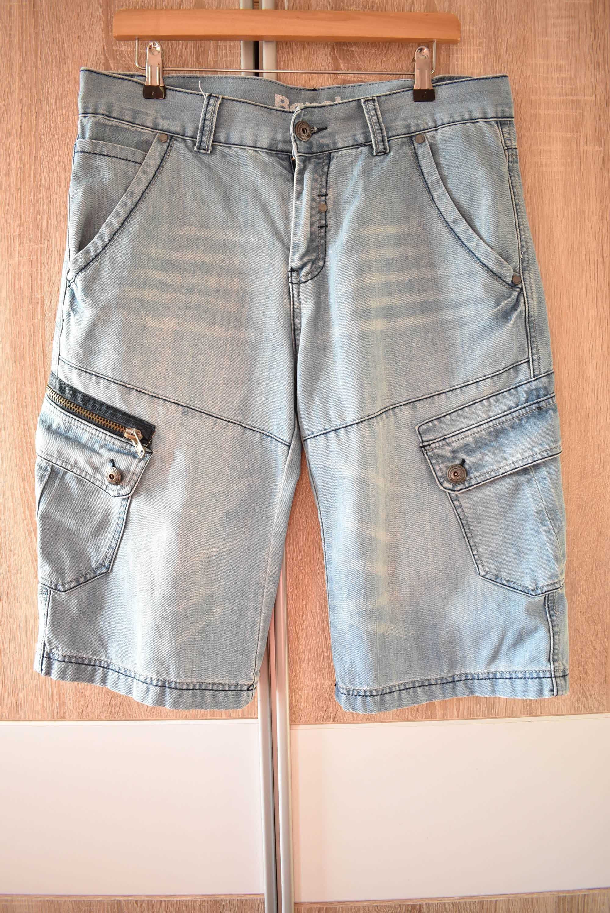 BENCH Spodenki Jeansowe Męskie 32 / super stan