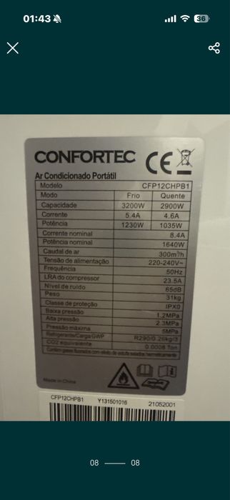 A venda clima portatil