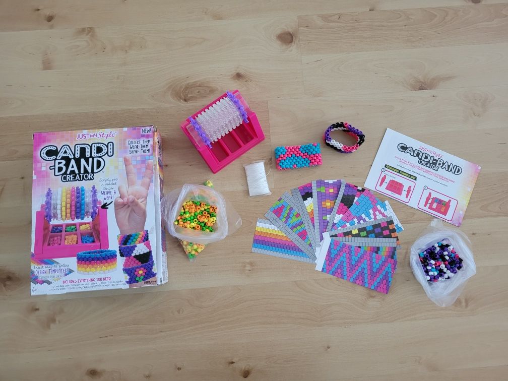 Zestaw do robienia bransoletek gumki sunshine loom candi band creator