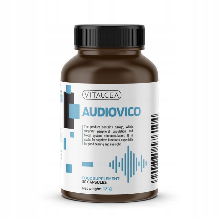 Vitalcea Audiovico Suplement Diety Na Dobry Słuch