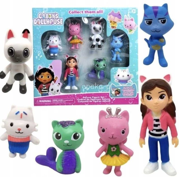 Nowy Zestaw Figurek Domek Gabi – 6 sztuk