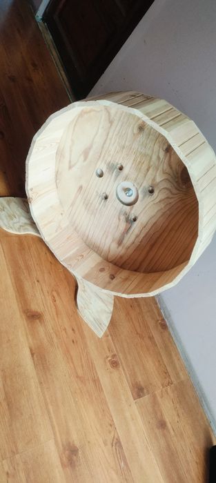 Kółko kołowrotek drewniany 60cm