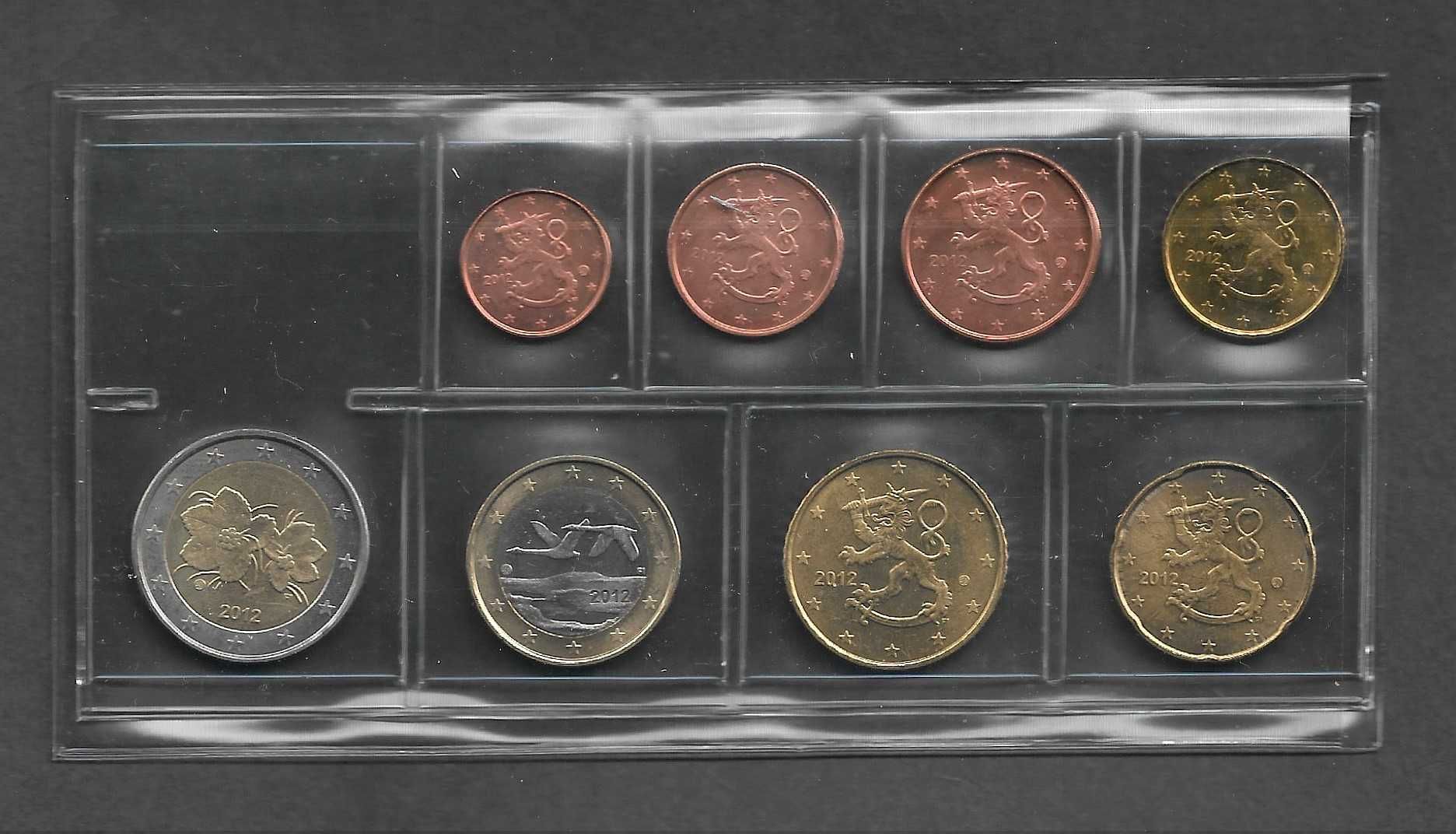 Moedas da Finlândia - Euro - Série do ano de 2012