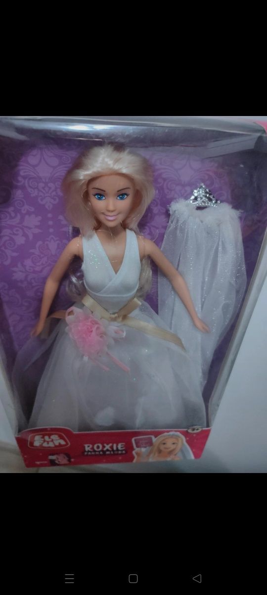 Nowa lalka typu Barbie  roxie panna młoda super na prezent urodziny św