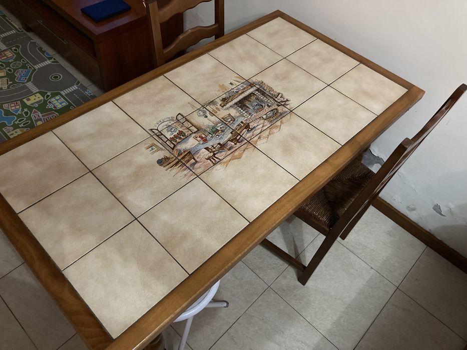 Mesa cozinha antiga