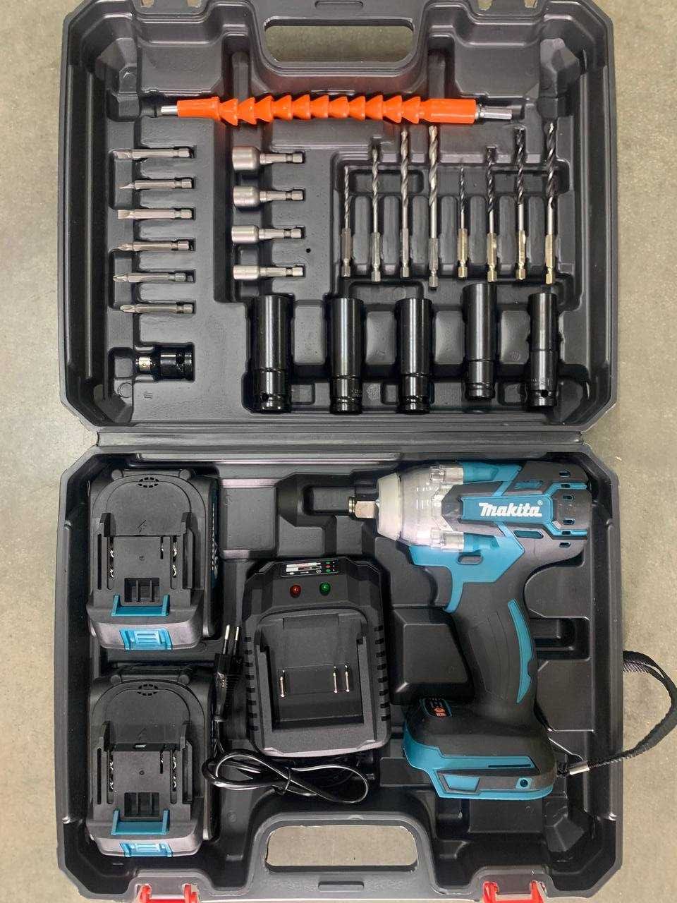 Гайковерт Makita DTW 500 на 36V  5.0Ah Безщітковий гайкокрут з набором
