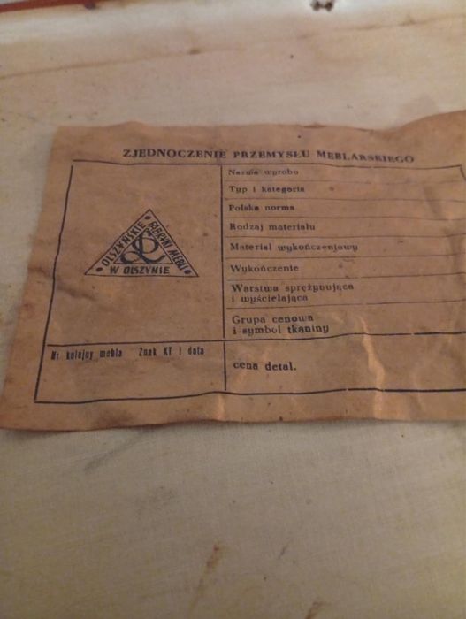 6 krzesel stan idealny