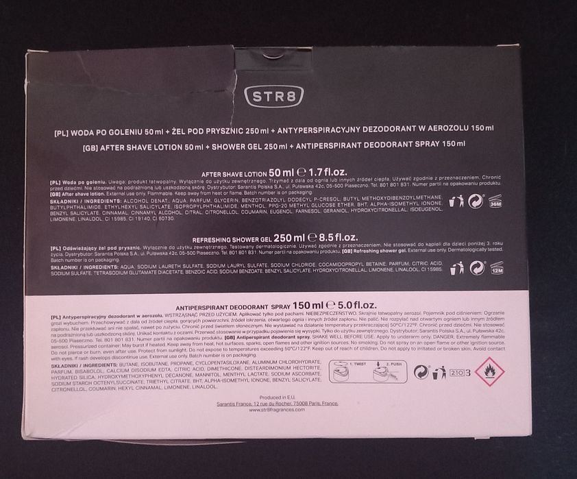 STR8 zestaw kosmetyków dla mężczyzn