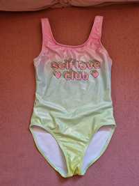 Śliczny strój kąpielowy jednoczęściowy dla dziewczynki Sinsay 110/116