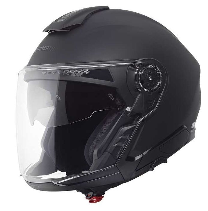 Kask motocyklowy Schuberth J2 mono kolor czarny biały  new 2025