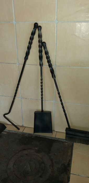 Набір для каміна чи грубки,барбекю.Каміний набір на стійці