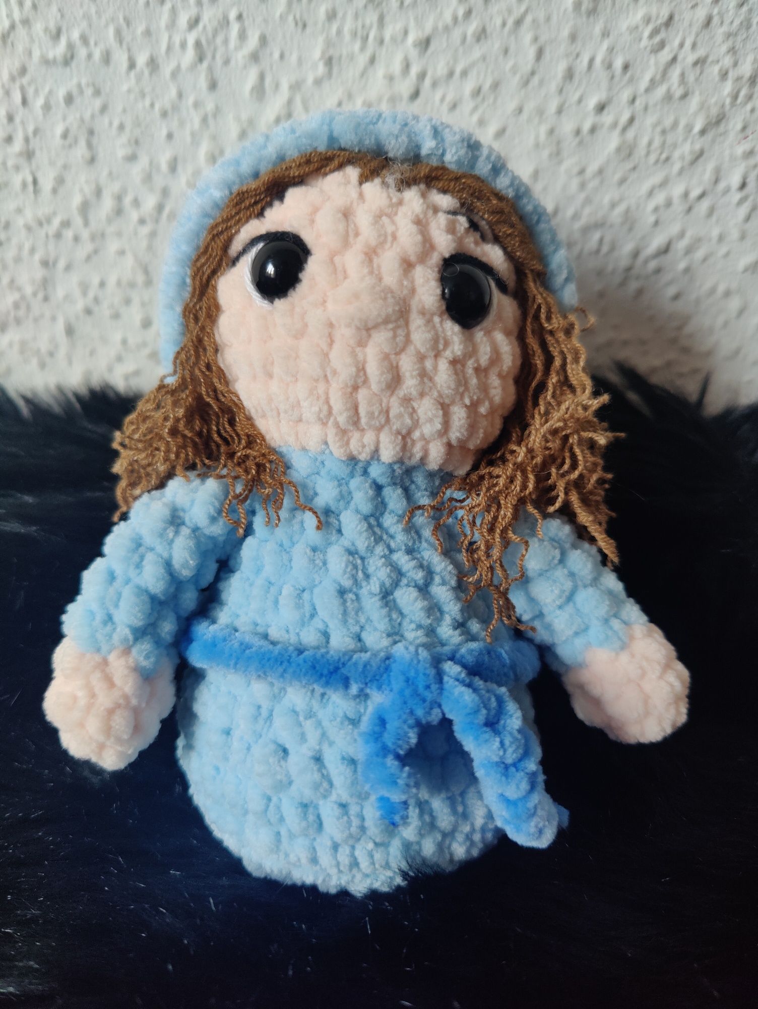 Figurki szydełkowe do szopki 8sztuk ozdoby świąteczne handmade