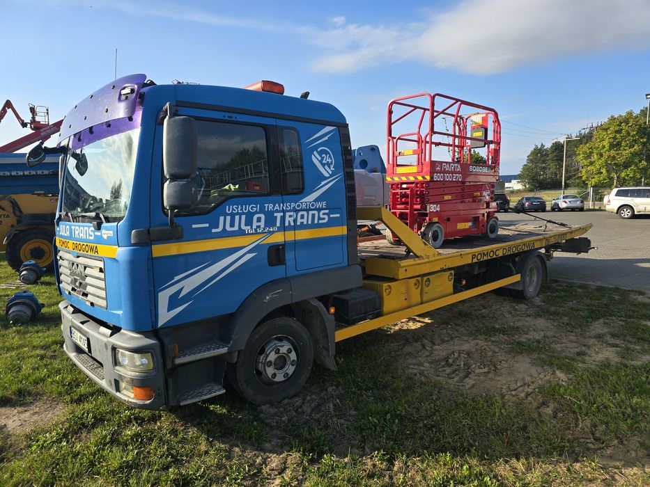 Pomoc Drogowa Laweta transport maszyn Holowanie