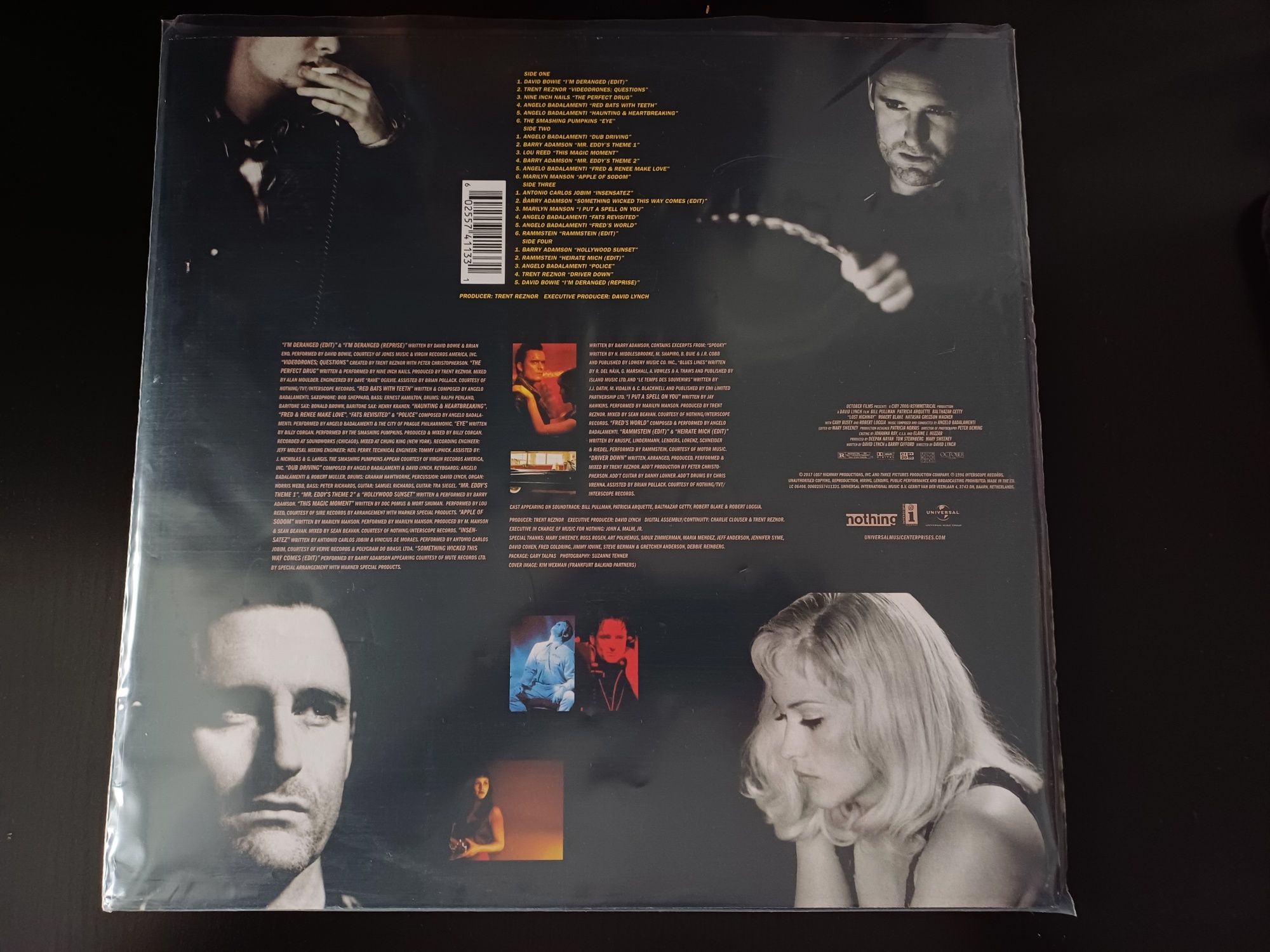 Vinil banda sonora Lost Highway, como novo