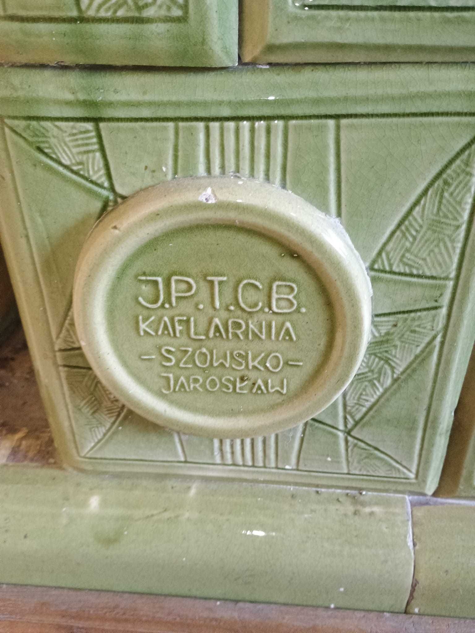 Piec kaflowy Stojak. Kaflarnia J.P.T.C.B. Szówsko