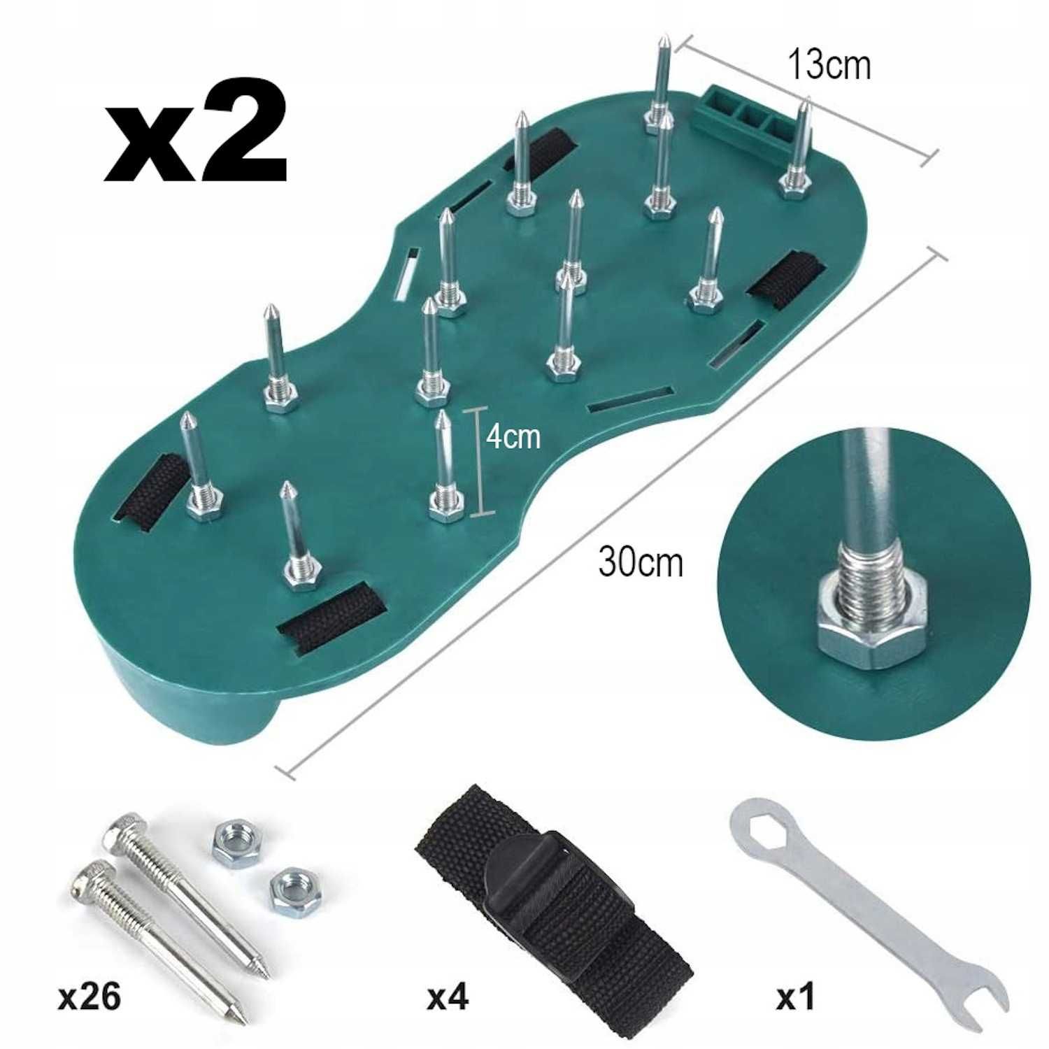 aerator wertkulator do trawników napowietrzania kolce na buty areator